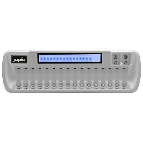 Jupio Master Charger II 16 x AA/AAA Rechargeable Batteries
