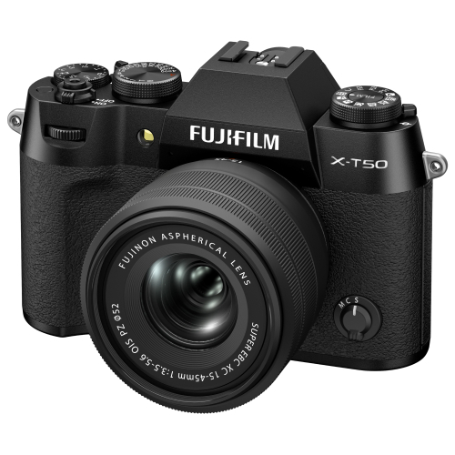 Fujifilm X-T50 with XC 15-45mm Lens - Black