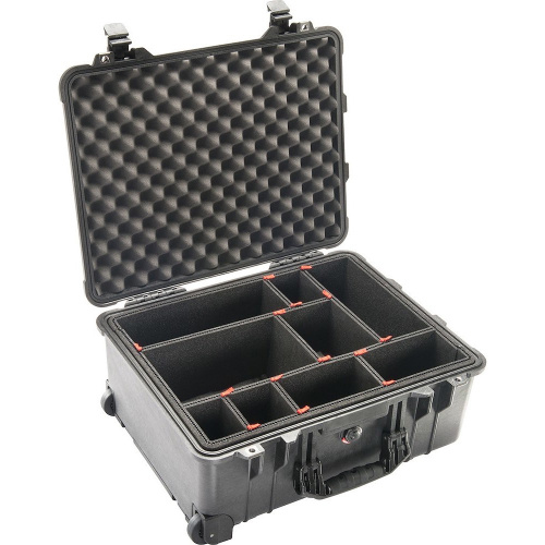 Pelican 1560 Air Case Black With TrekPak Divider System