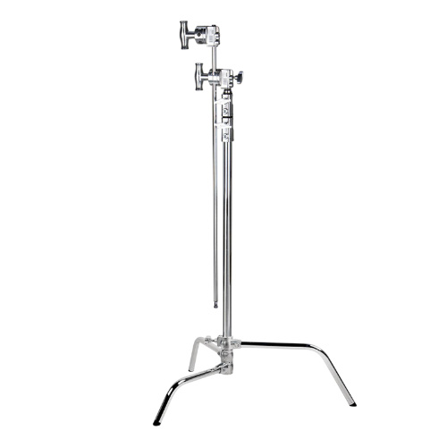 Kupo CL-40MK 40 Inch Silver C-Stand Kit with Sliding Leg & Quick Release, Including Grip and Arm
