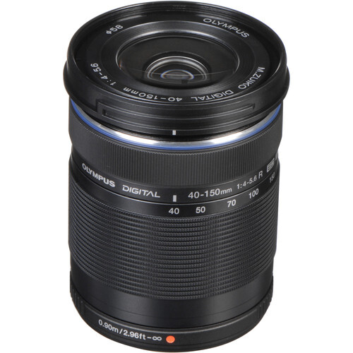 OM SYSTEM M.Zuiko ED 40-150mm f4.0-5.6 R Lens - Black