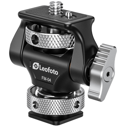 Leofoto FM-04 Monitor Mount with Cold Shoe Mount