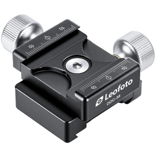 Leofoto DDC-38 38mm Bidirectional and Subtend Double Clamp with BPL-50N Plate