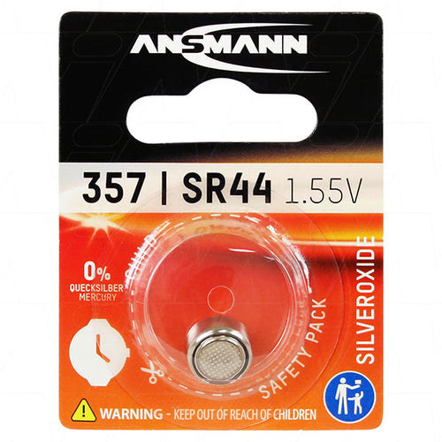 Ansmann SR44-BP1(A) 357 Silver Oxide Battery