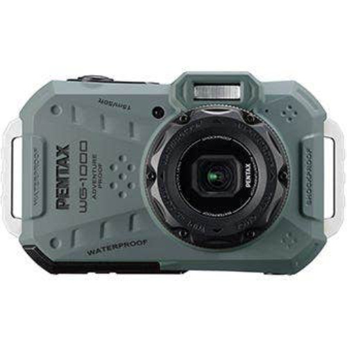 Pentax WG-1000 Waterproof Compact Camera - Olive