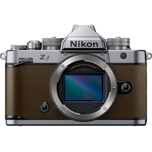 Nikon Z f Mirrorless Camera Body (Silver) Sepia Brown