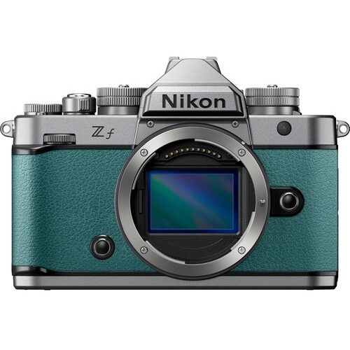 Nikon Z f Silver/Teal Blue with NIKKOR Z 40mm f/2 (SE) Lens