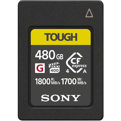 Sony 480GB CFexpress 4.0 Type A 1800MB/s Memory Card